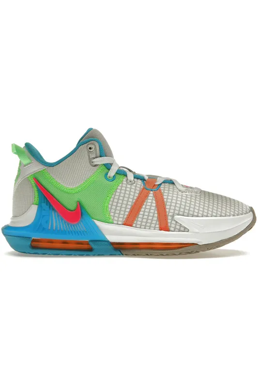 Nike LeBron Witness 7 Grey Fog Multi-Color (DM1122-003/DM1123-003)