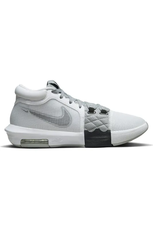 Nike LeBron Witness 8 White Light Smoke Grey (FB2237-100/FB2239-100)