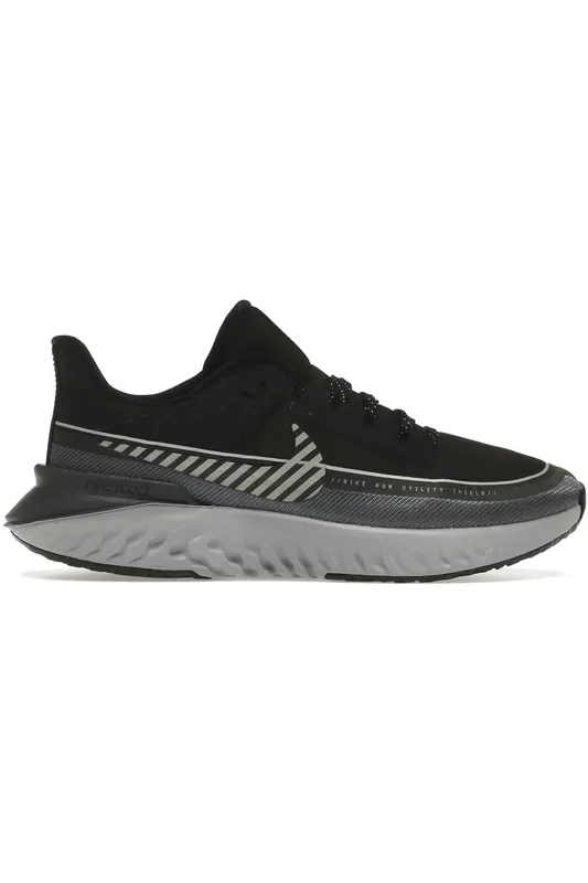 Nike Legend React 2 Shield Black Reflect Silver (Women’s) (BQ3383-001)