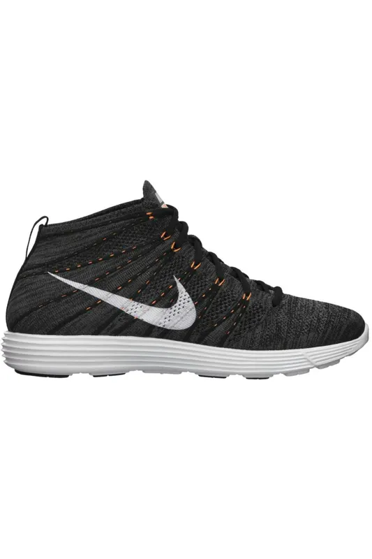 Nike Lunar Flyknit Chukka Midnight Fog Total Orange (554969-081)