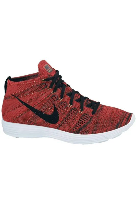 Nike Lunar Flyknit Chukka University Red Metallic Gold (554969-671)
