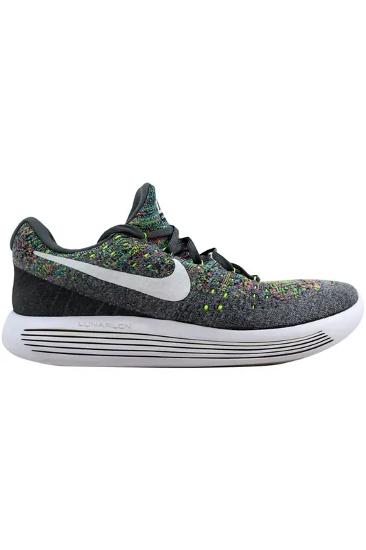 Nike Lunarepic Low Flyknit 2 Cool Grey/White-Volt-Blue Glow (863779-003)