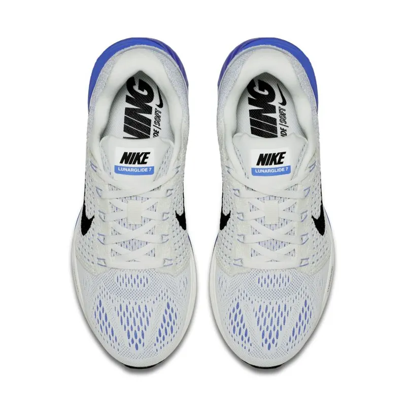 Nike Lunarglide 7 Sail Black-Chalk Blue-Pure Platinum (Women’s) (747356-104)
