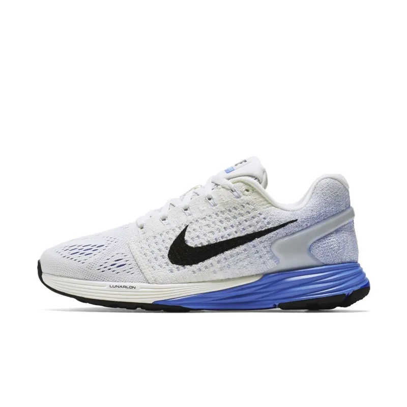 Nike Lunarglide 7 Sail Black-Chalk Blue-Pure Platinum (Women’s) (747356-104)