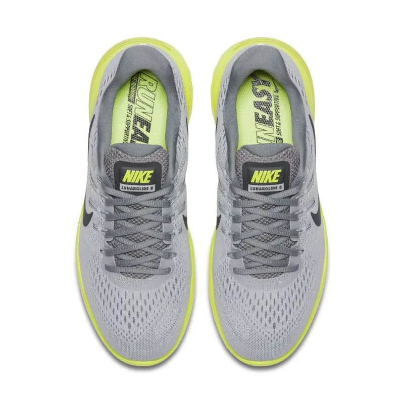 Nike Lunarglide 8 Wolf Grey/Anthracite-Volt (843725-010)