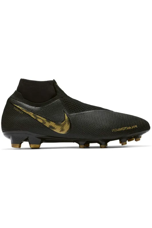 Nike Phantom Vision Elite DF FG Black Metallic Vivid Gold (AO3262-077)