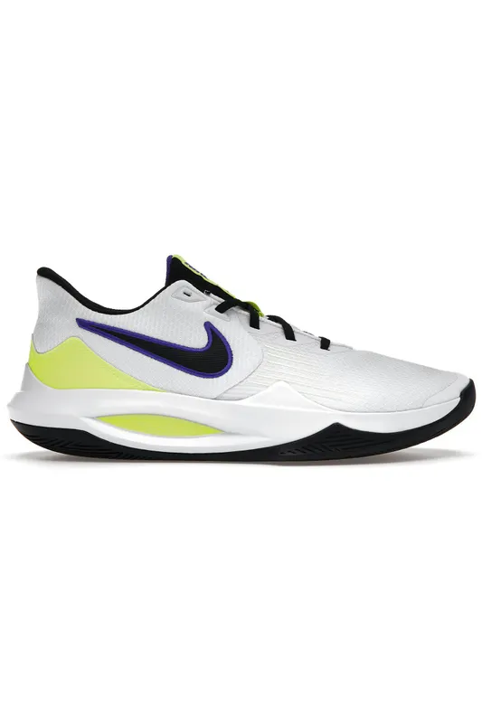 Nike Precision 5 White Barely Volt (CW3403-100)