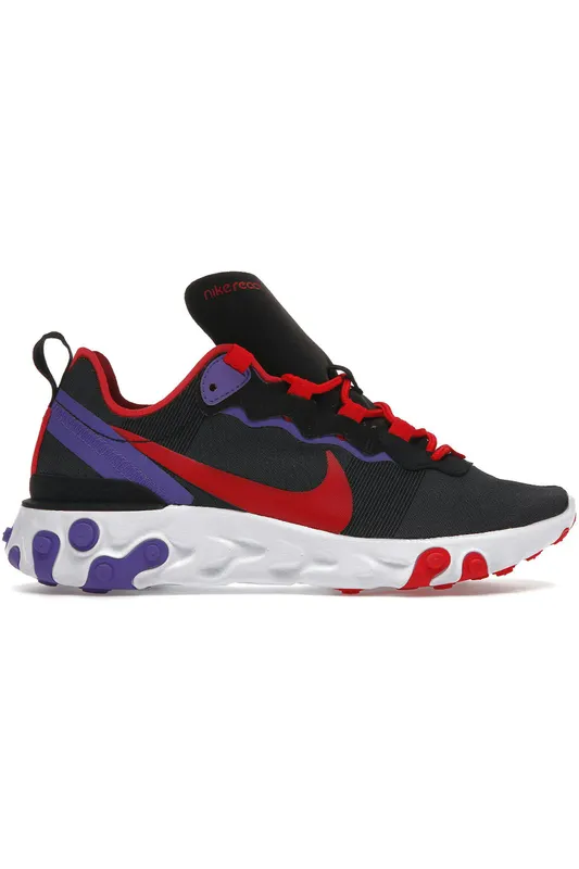 Nike React Element 55 Black University Red (Women’s) (CQ9903-001)