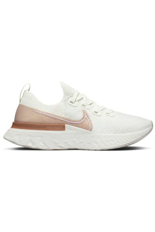 Nike React Infinity Run Flyknit Sail Metallic Copper (Women’s) (CD4372-103)