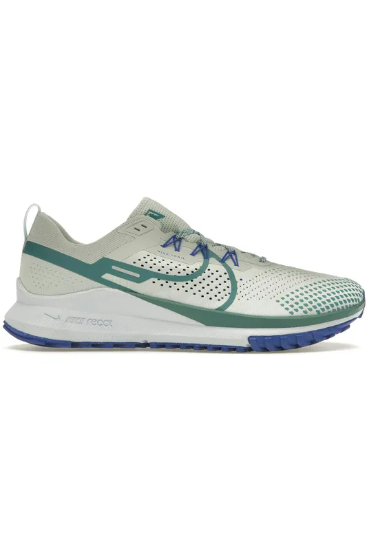 Nike React Pegasus Trail 4 Light Silver Racer Blue Football Grey Mineral Teal (DJ6158-005)