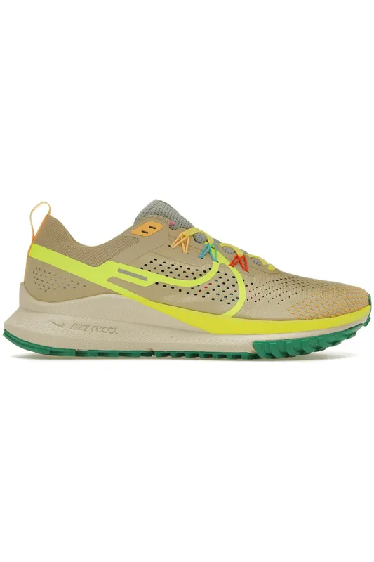 Nike React Pegasus Trail 4 Team Gold Baltic Blue Stadium Green Volt (DJ6158-700)