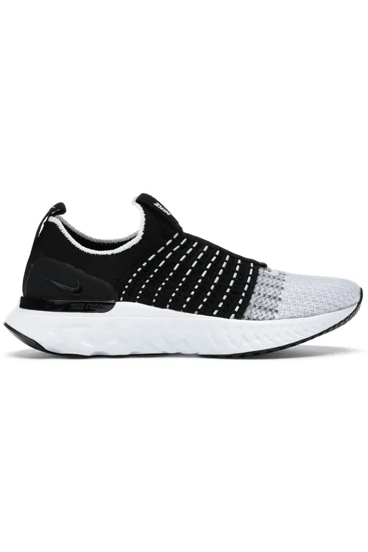 Nike React Phantom Run Flyknit 2 Black White (Women’s) (CJ0280-001)