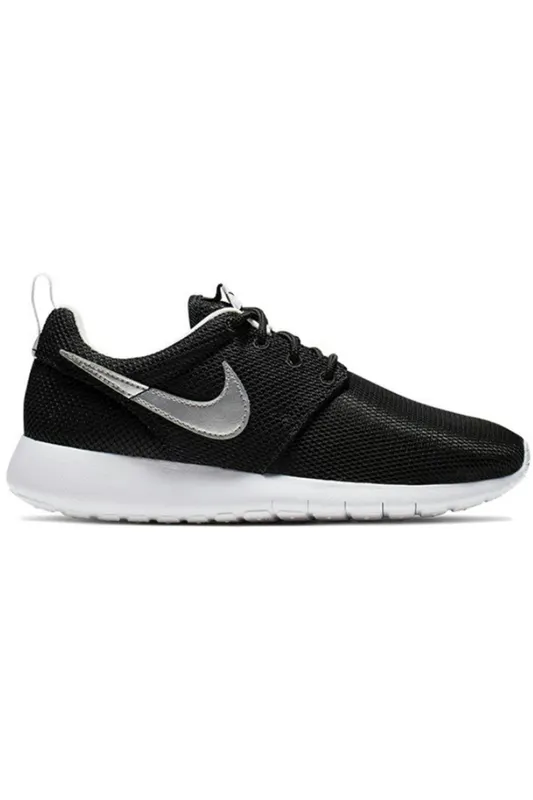 Nike Roshe One Black Metallic Silver (GS) (599728-021)
