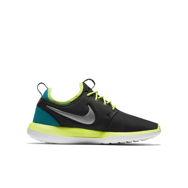 Nike Roshe Two Black Metallic Pewter (GS) (844653-003)