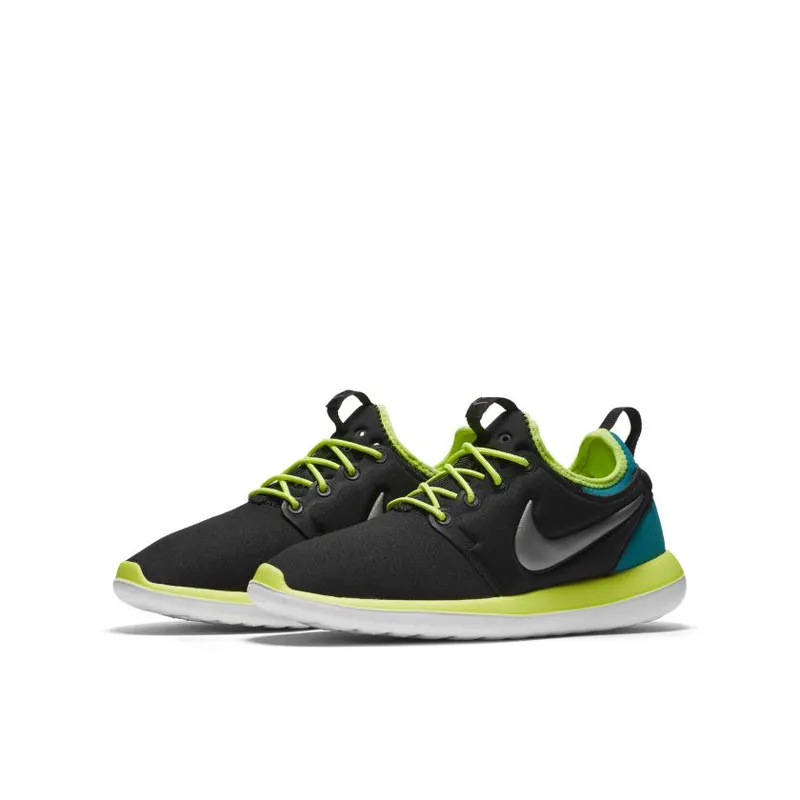 Nike Roshe Two Black Metallic Pewter (GS) (844653-003)