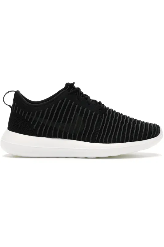 Nike Roshe Two Flyknit Black/Dark Grey-White-Volt (844833-001)