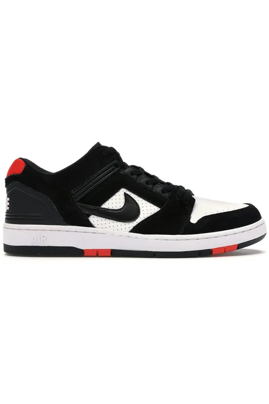 Nike SB Air Force 2 Low Black White Habanero Red (AO0300-006)