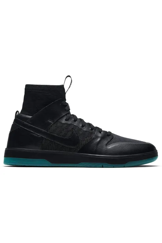 Nike SB Dunk Elite High Black Dark Atomic Teal (917567-003)