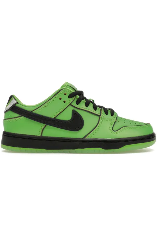 Nike SB Dunk Low The Powerpuff Girls Buttercup (PS) (FZ8832-300)