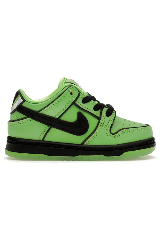 Nike SB Dunk Low The Powerpuff Girls Buttercup (TD) (FZ8831-300)