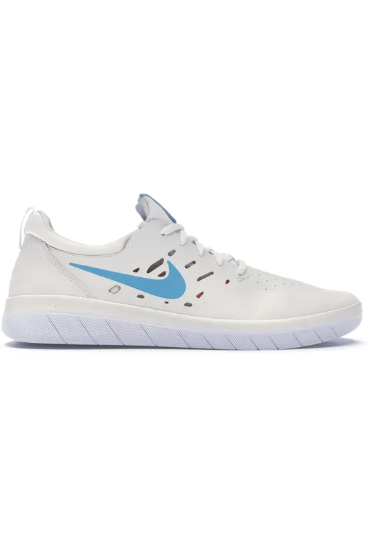 Nike SB Nyjah Summit White Light Blue Fury (AA4272-101)
