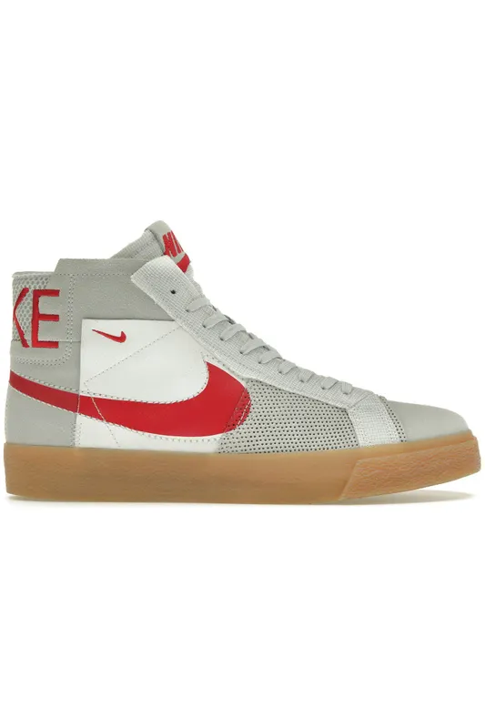 Nike SB Zoom Blazer Mid Premium Deconstructed White University Red Gum (FD5113-100)
