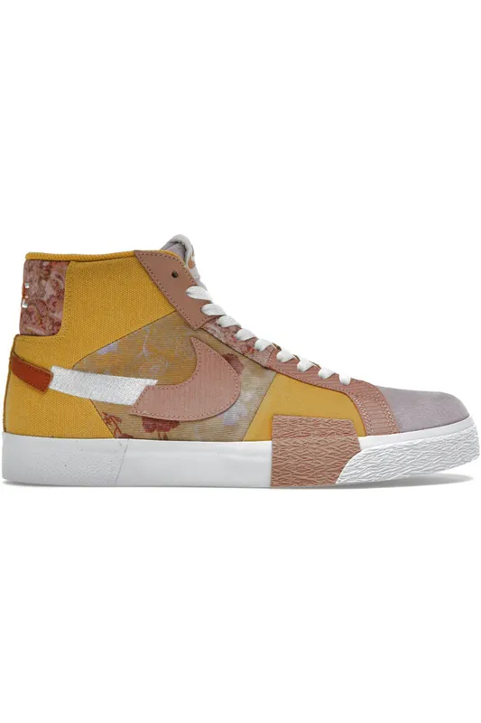 Nike SB Zoom Blazer Mid Premium Floral Paisley Sanded Gold (DM0859-700)
