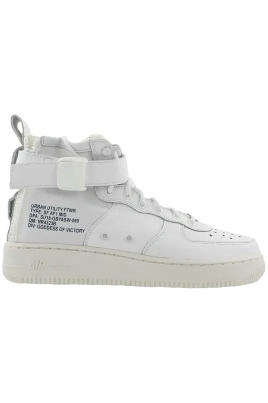 Nike SF Air Force 1 Mid White (GS) (AR0690-100)