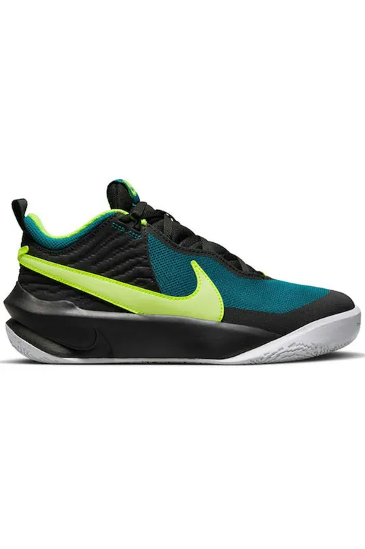 Nike Team Hustle D 10 Black Barely Volt (GS) (CW6735-012)