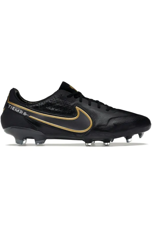 Nike Tiempo Legend 9 Elite FG Black Metallic Gold (CZ8482-007)