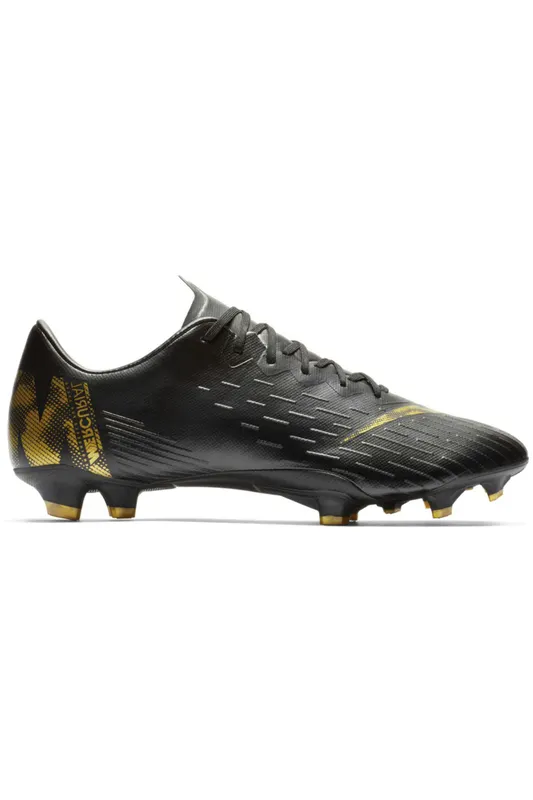 Nike Vapor 12 Pro FG Black Metallic Vivid Gold (AH7382-077)