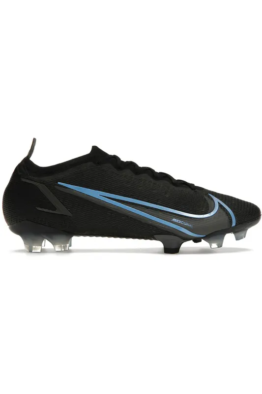 Nike Vapor 14 Elite FG Flyknit Black Iron Grey Blue (CQ7635-004)