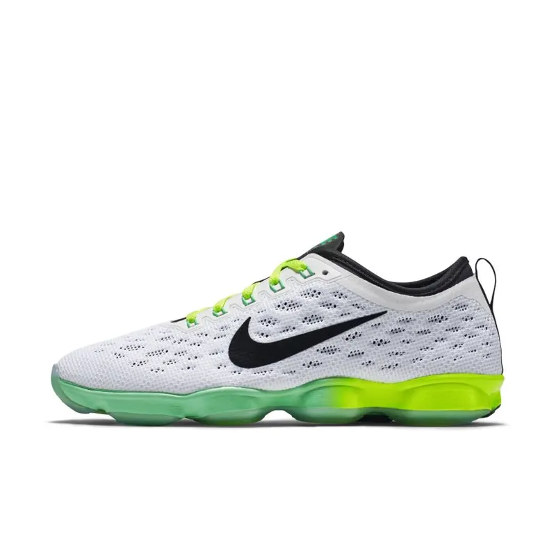 Nike Zoom Fit Agility White Black Green Glow Volt (Women’s) (684984-100)
