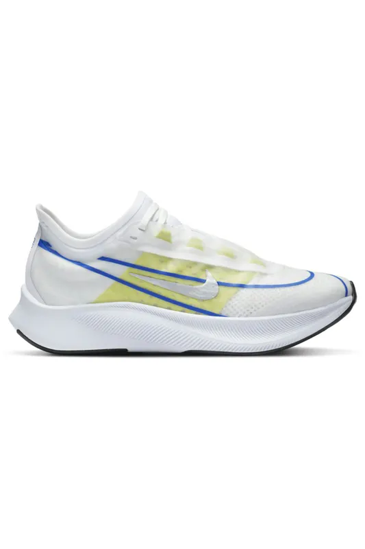 Nike Zoom Fly 3 White Silver Blue Lime (Women’s) (AT8241-104)