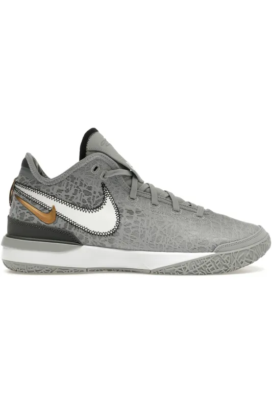 Nike Zoom LeBron NXXT Gen Wolf Grey Metallic Gold (DR8784-004/DR8788-004)