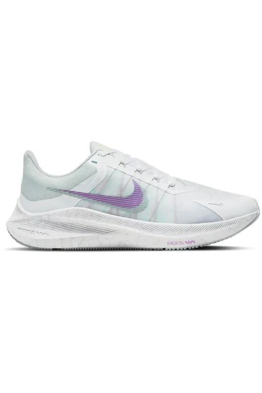 Nike Zoom Winflo 8 Football Grey Violet Shock (Women’s) (CW3421-102)