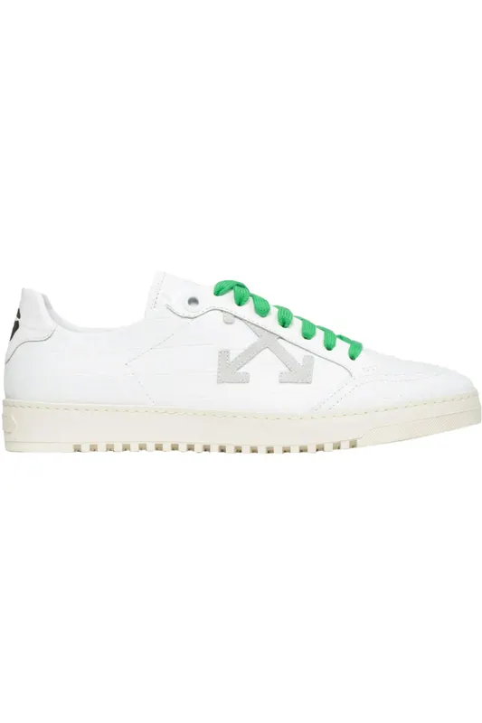 Off-White Croco White Green (OMIA042E20LEA0020100)