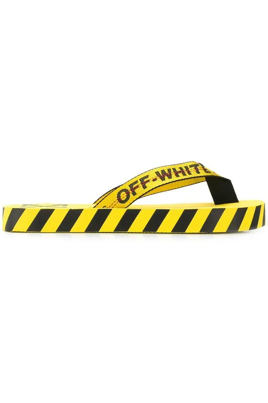Off-White Flip Flops Yellow (OMIA131S20D270206000)