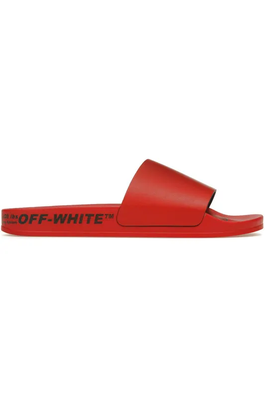 OFF-WHITE Industrial Belt Slides Red Black (OMIC001S22MAT0012510)