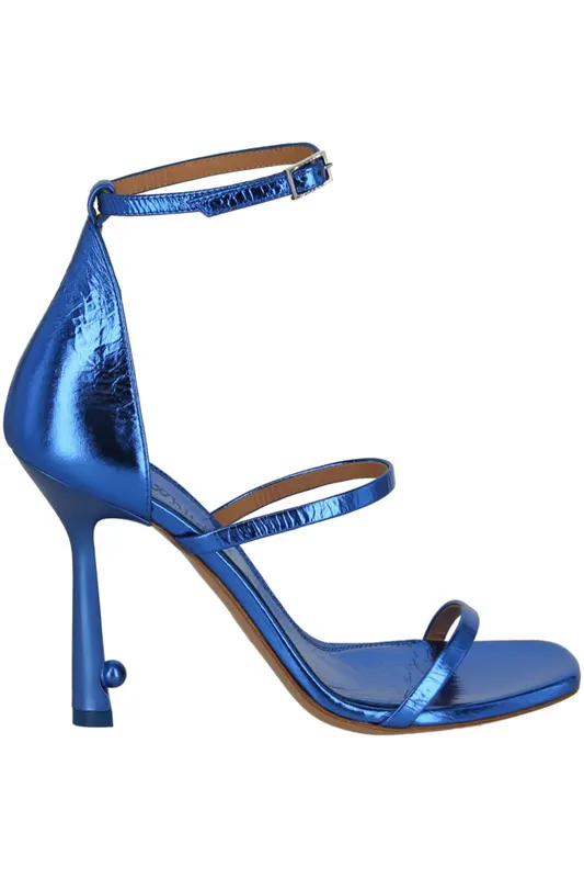 OFF-WHITE Lollipop Strappy Heel Sandal Blue (Women’s) (IH052F23 LEA001 4545 40001)