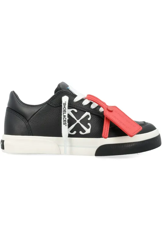 OFF-WHITE New Low Vulcanized Black White (OMIA293S24LEA0011001)