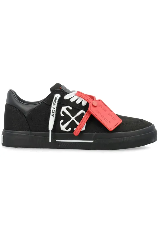 OFF-WHITE New Low Vulcanized Black White (Women’s) (OWIA288S24FAB0011001)