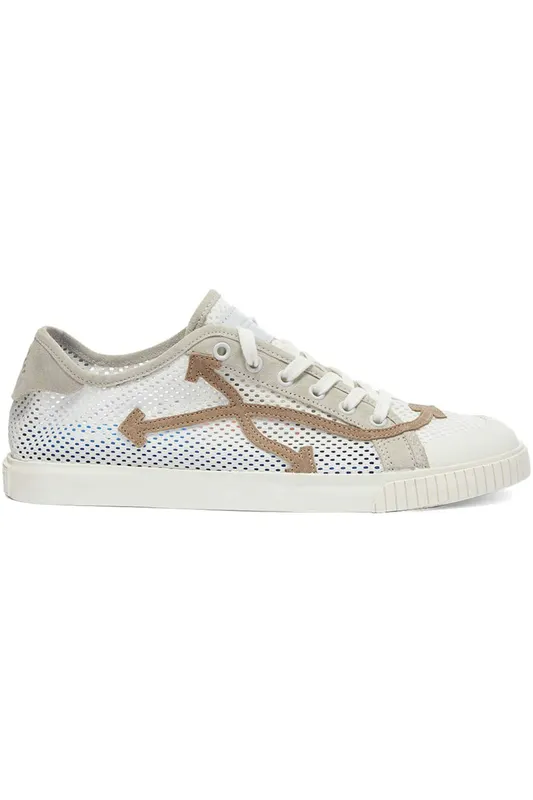 OFF-WHITE New Low Vulcanized Meshnet White Beige (OMIA213S21MAT0010161)