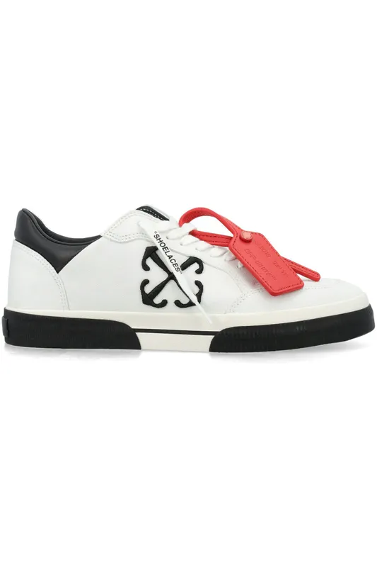 OFF-WHITE New Low Vulcanized White Black (OMIA293S24FAB0010110)