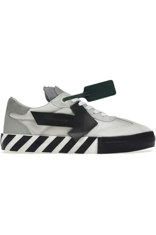 OFF-WHITE New Vulcanized Low White Black Grey Lilac (OMIA232F22LEA0010110)