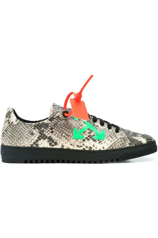 OFF-WHITE Off-Court 2.0 Low Snake Print Green Black (OMIA042S20d680389940)