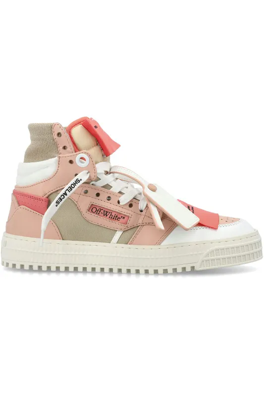OFF-WHITE Off Court 3.0 Calf Leather Pink Beige (Women’s) (OWIA112S24LEA0013001)