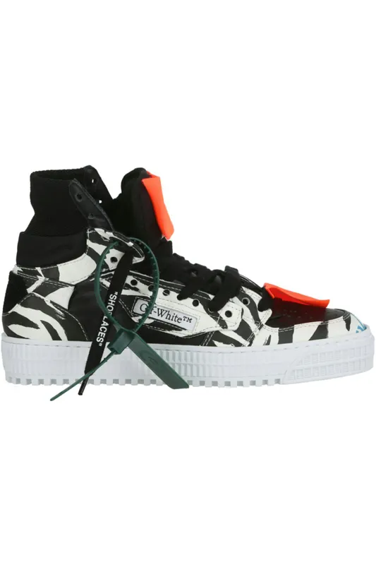 OFF-WHITE Off-Court 3.0 High Top Sneaker Zebra (Women’s) (IA112S22 LEA00 51210)
