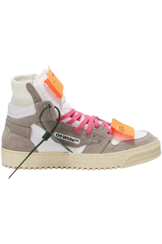 OFF-WHITE Off-Court 3.0 High White Grey Pink (FW22) (OMIA065F22LEA0020105)