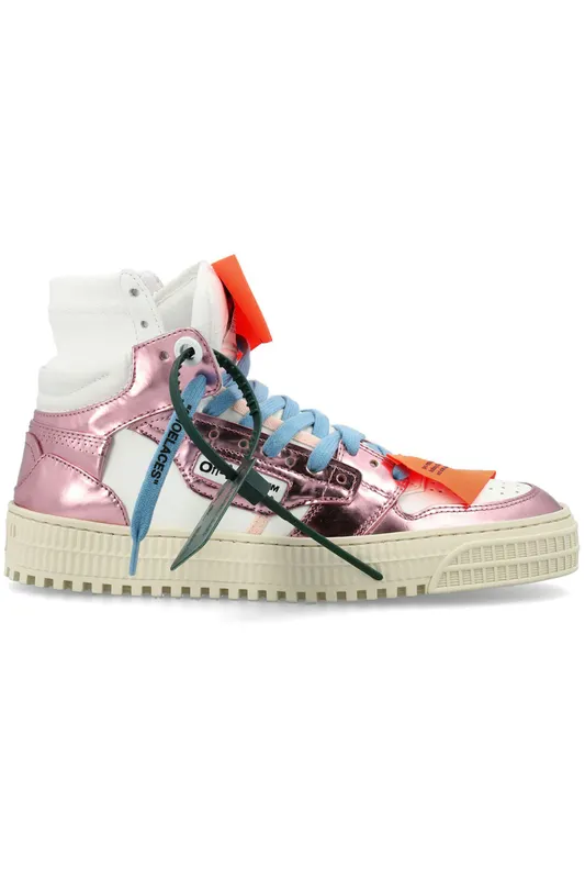 OFF-WHITE Off-Court 3.0 High White Metallic Pink (Women’s) (FW22) (OWIA112F22LEA0050130)